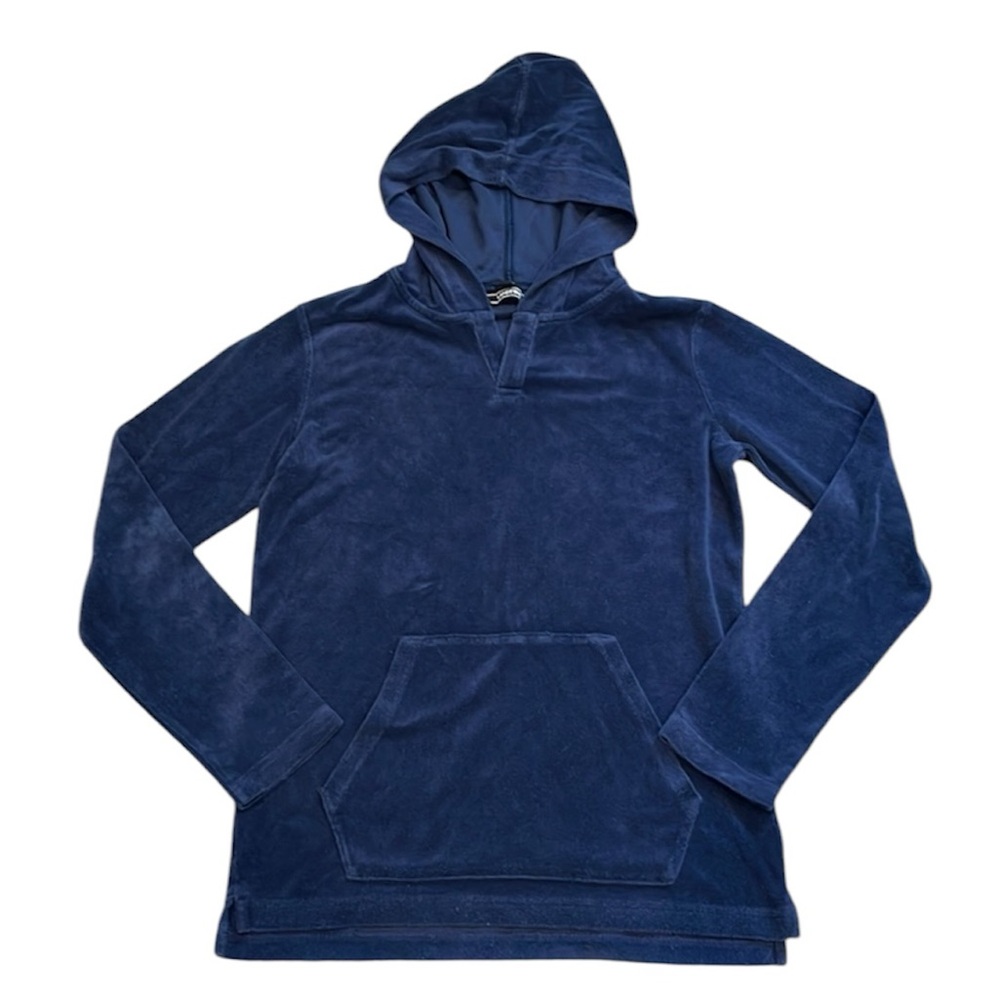 Lands’ End | EUC Navy Blue Terry Hooded Sweatshirt
